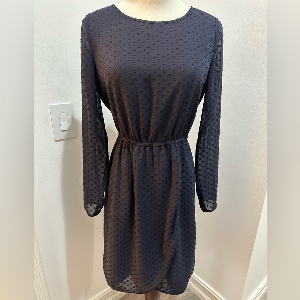 NEW WITH TAGS JCREW NAVY LONGSLEEVE DRESS SIZE 0